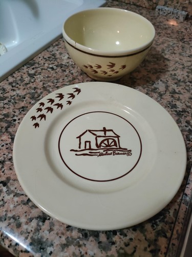 Tazza piattino mulino - +, piattino: