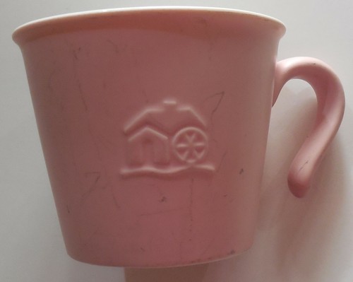 White mill milk cup - white,