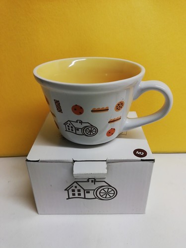 Large mill mug white cookies - mill,
